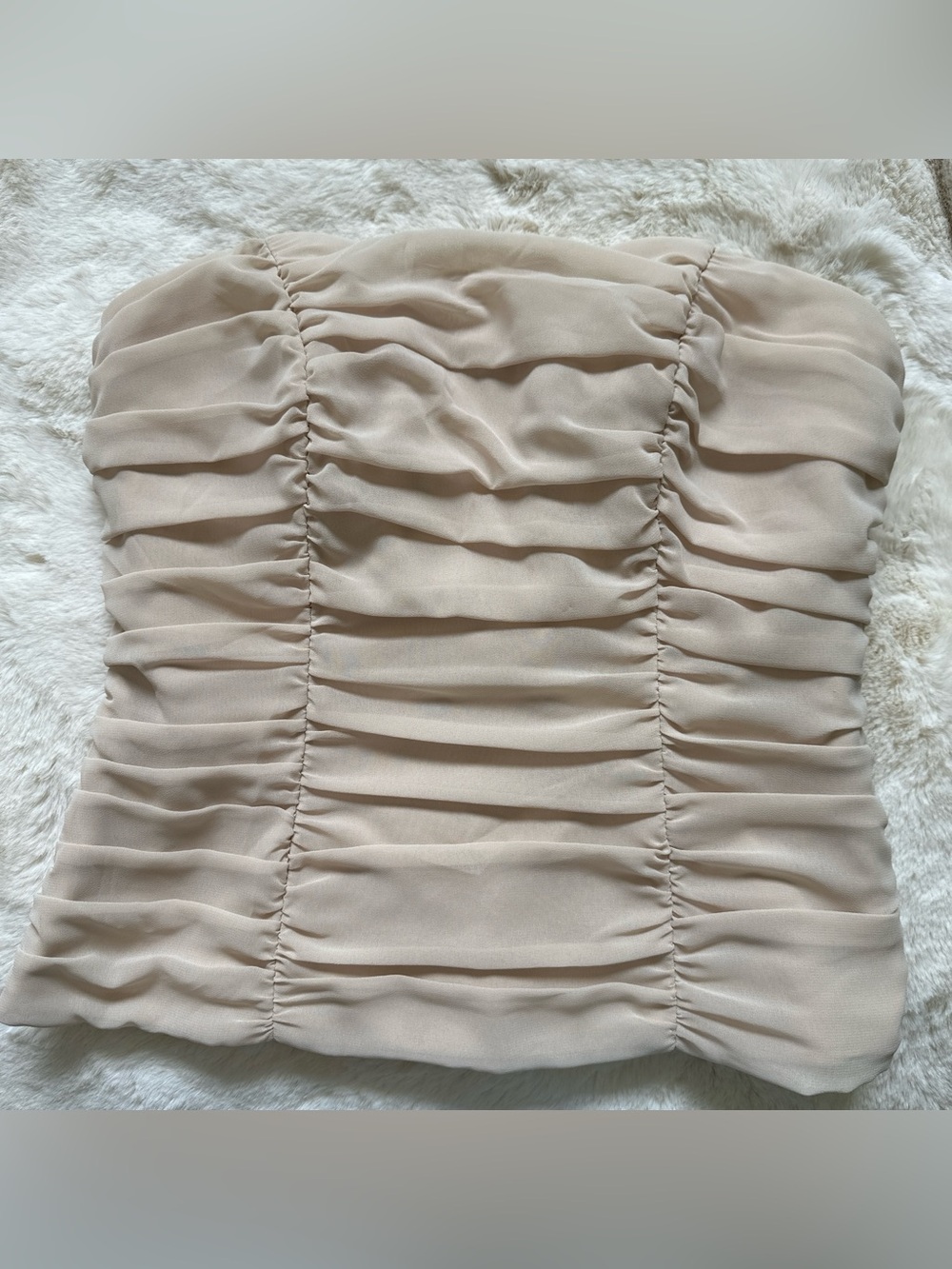 Ruched Strapless Corset
